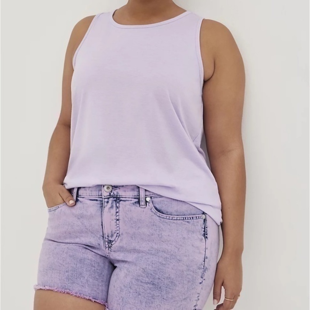 Torrid Everyday Signature Jersey Crew Neck Tank Top Shirt sz 00 or 10